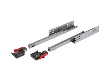 Hafele Matrix UM 25 Soft Close Part Extension Undermount Runner 25Kg