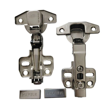 Hafele Metalla 3050 Clip-On Soft Close 105° Hinge with 4-Hole Mounting Plate