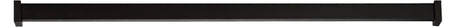 Hafele Oval Cloth Hanger Rail 3000mm Black