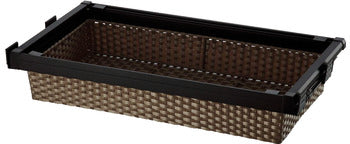 Hafele PVC Rattan Basket Black