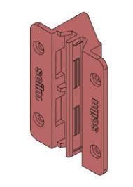 Hafele Profin Snap on Bracket for Double Vertical Gola