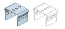 Hafele Profin Stack Modular Drilling Template Nickel Plated