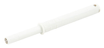 White cylindrical object on a white background
