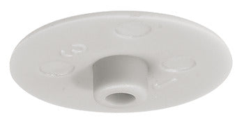Hafele Round Cover Cap for Target J10 Plastic White