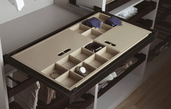 Hafele Semi-Open Storage Box 900mm Width Black