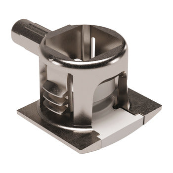 Hafele Shelf Support Unico 5 Grey Bright Nickel Plated