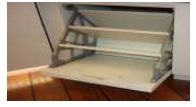 Hafele Shoe Rack Fitting 3 Compartment Plastic