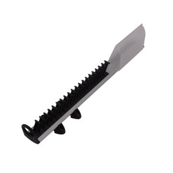 Hafele Sliding Tie-Rack 20 Hooks with Little Tray Black Aluminium and Oroglass