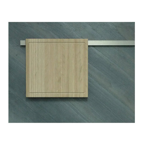 Hafele T-80 Cutting Board Oak Stainless Steel Optic W360xD30xL240