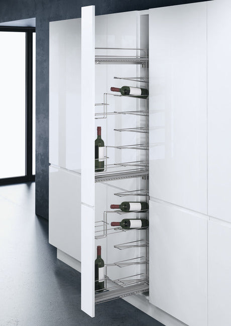 Hafele VS Tal Wiro Wine Rack 16 Bottle Silver Grey 150mm