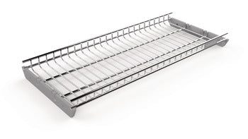 Hafele Wall Unit Plate Glass Organizer Chrome