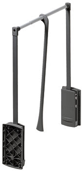 Hafele Wardrobe Lift 10Kg 770-1200mm Black