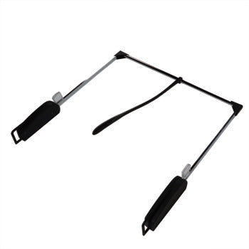 Hafele Wardrobe Lift Innominato Wall Mounted Chrome Plated Black 8Kg 620-950mm