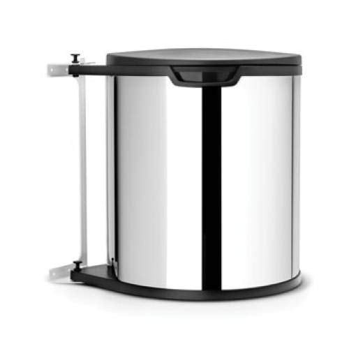 Hafele Wastebin Deluxe Bright Steel 15L