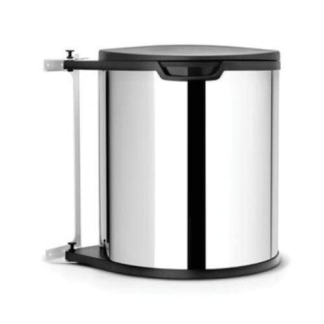 Hafele Wastebin Deluxe Bright Steel 15L