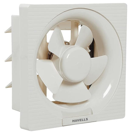 White exhaust fan with visible 'Havells' branding on a white background