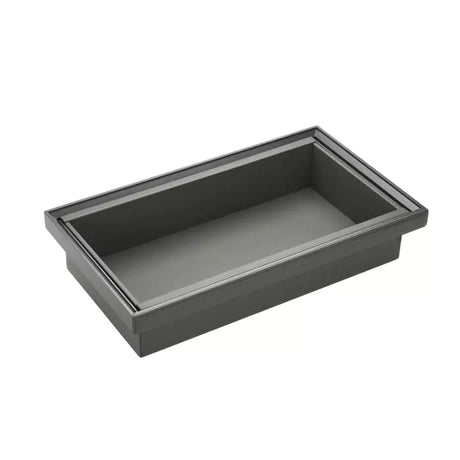 Hettich Leather Storage Basket - Deep Wardrobe Organizer