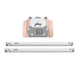 Godrej HIKIDO Inset Rollers + Dampers Set  50kg  - Aluminium Finish