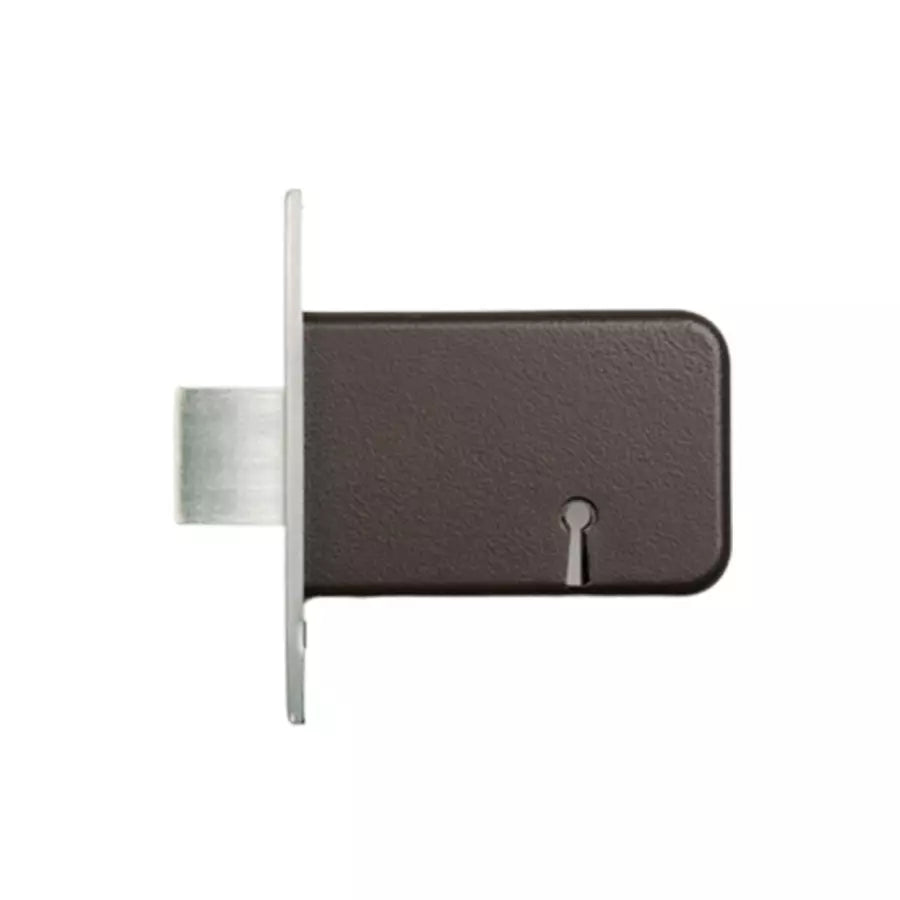 Lever Mortise 6 Lever 2-Way Deadlock Satin Steel