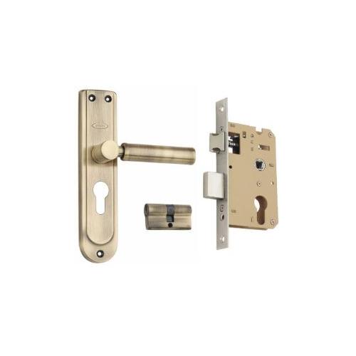 Godrej NEH17 240mm Door Handle Set 2C - Antique Brass
