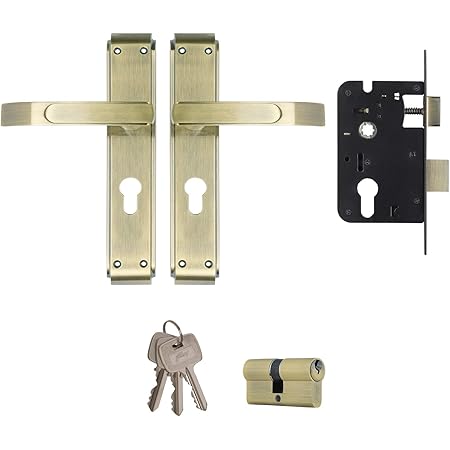 Godrej NEH18 200mm Door Handle Set 2C Premium Wood