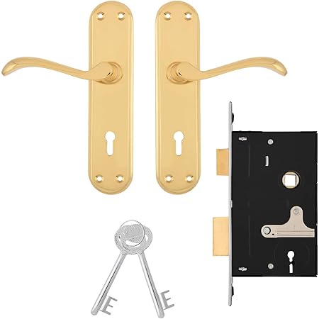 Godrej NEH18 240mm Door Handle Set 1CK Wooden Door