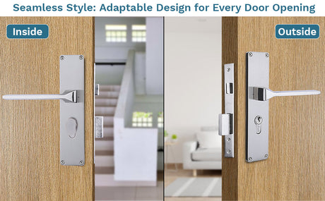 Godrej NEH 16 Door Handle Set 1CK – Satin Steel