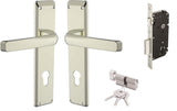 Godrej NEH17 200mm Door Handle Set 1CK - Antique Brass