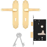 Godrej NEH18 240mm Door Handle Set 2C Premium Wood