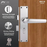 Godrej NEH20 200mm Door Handle Set 2C Black Nickel