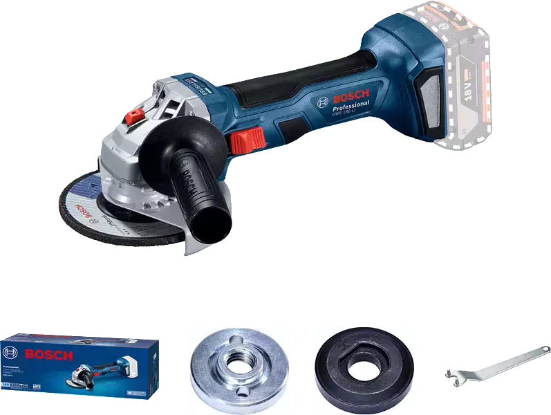 Bosch GWS 180‑LI Cordless Angle Grinder 100mm Solo - Tools Warehouse