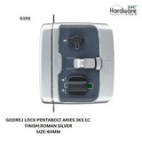 Godrej Pentabolt Aries 3KS 1CK Latchbolt (Inside Opening)
