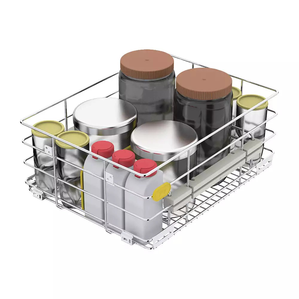 Godrej Skido Stainless Steel+ Wire Basket Container