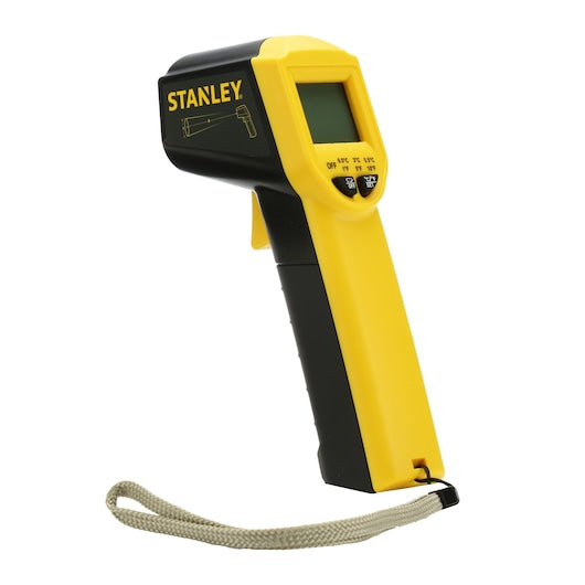 Stanley High Accuracy Industrial Digital Infrared Thermometer With 38°C to 520°C Temperature Range & IP 20 for dust protection