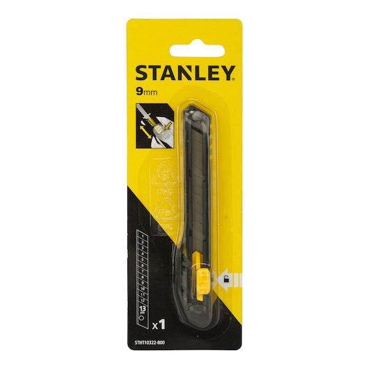 Stanley 9 mm Plastic Slide Lock Snap Off Knife