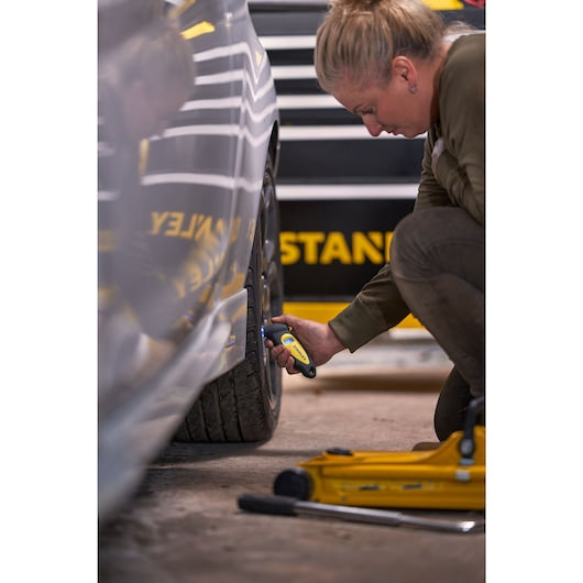 Stanley Digital Tyre Gauge with LED for Cars/Bikes