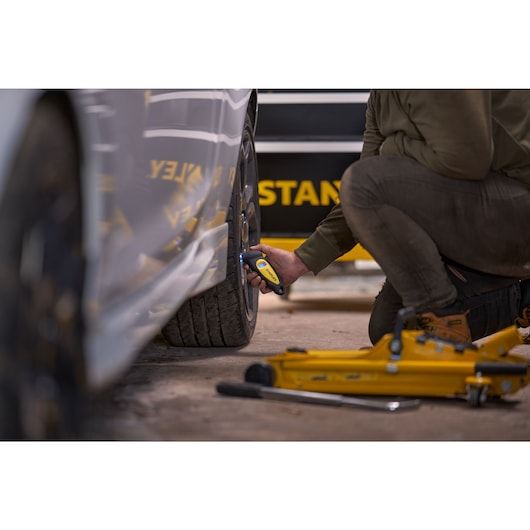 Stanley Digital Tyre Gauge with LED for Cars/Bikes
