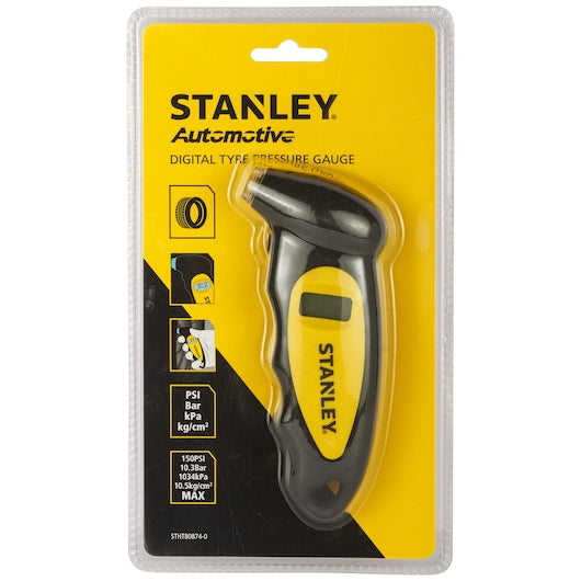 Stanley Digital Tyre Pressure Gauge With Integrated LED For Cars and Bikes