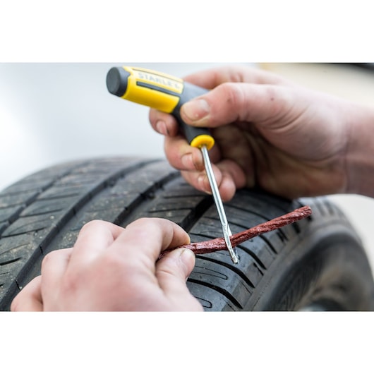 Stanley Flat Tubeless Tyre Repair Kit for Cars/Bikes