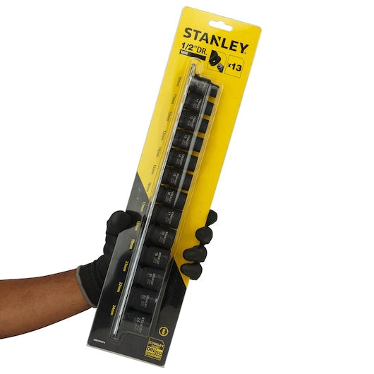 Stanley 13pc 1/2-inch Drive Impact Socket Set
