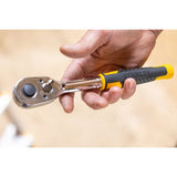 Stanley 1/2 Inch Sq. Drive 72T Quick Release Head Ratchet