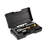 Stanley 37 Pcs 1/4 Inch Sq. Drive Compact Socket Set