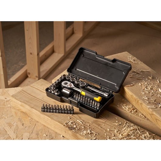 Stanley 37-Pc 1/4" Drive Compact Socket Set