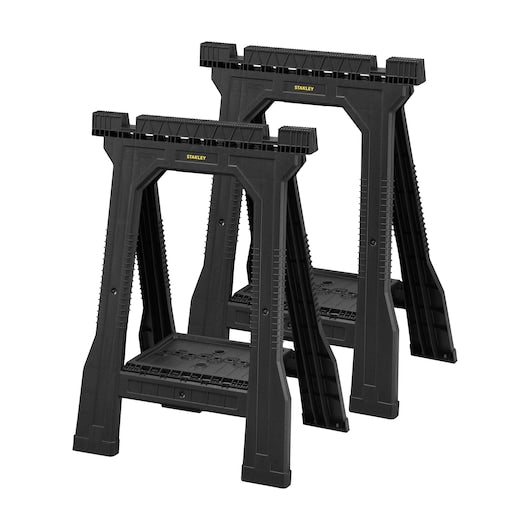 Stanley 581 x 818 x 126 mm Junior Folding Sawhorse With 362 Kg Load Capacity