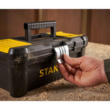 Stanley 12.5 Inch Essential Tool Box with Metal Latch