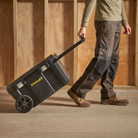 Stanley 50 L Essential Rolling Tool Chest With Metal Latches