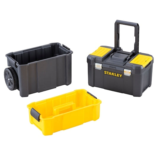 Stanley 3 IN 1 Essential Rolling Workshop With Metal Latches