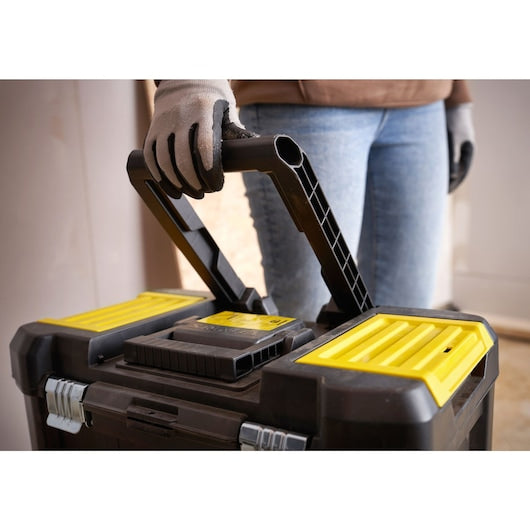 Stanley 3 IN 1 Essential Rolling Workshop With Metal Latches