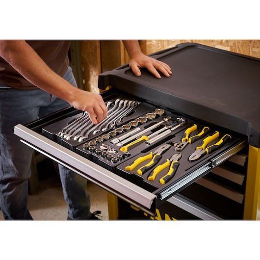 Stanley 35 inch / 5 Drawer Roller Cabinet