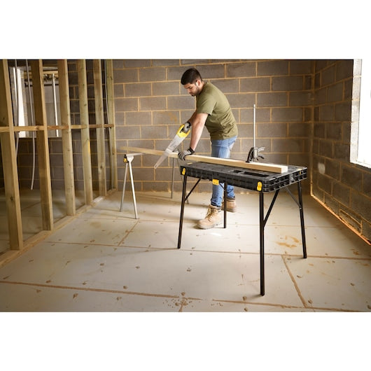 Stanley Essential Fold-Up Workbench With 320 Kg Load Capacity